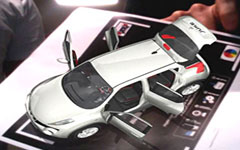 Nissan: 3D Models on Brochure