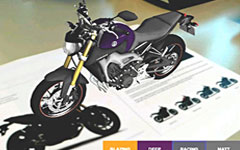 Yamaha: 3D Models on Brochure